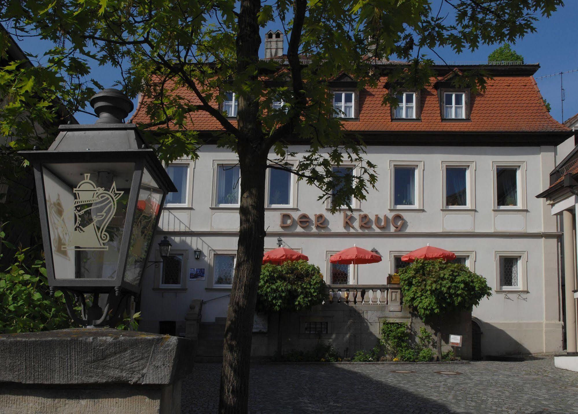 Hotel Gasthof Der Krug Stegaurach Exterior foto